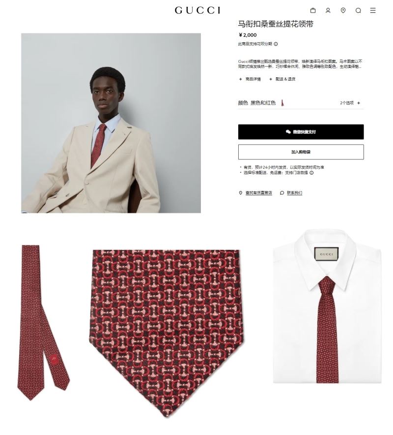 Gucci Neckties